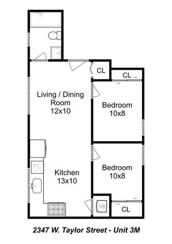 2347 W Taylor Street 2R, Chicago, IL 60612