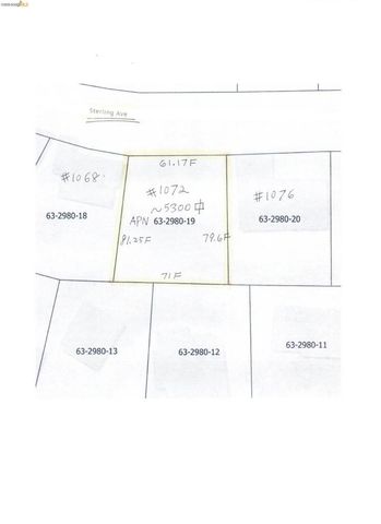 1072 Sterling Ave, Berkeley, CA 94708