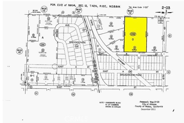 0 N East B Street, Alturas, CA 91601