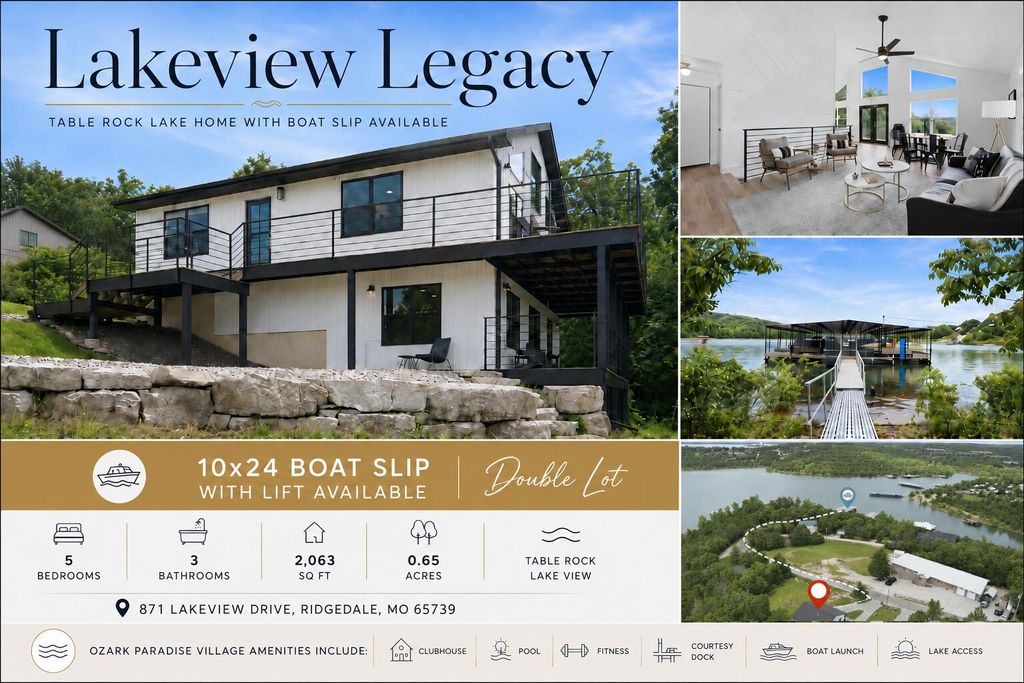 871 Lakeview Drive, Ridgedale, MO 65739