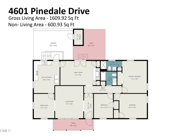 4601 Pinedale Drive, Durham, NC 27705