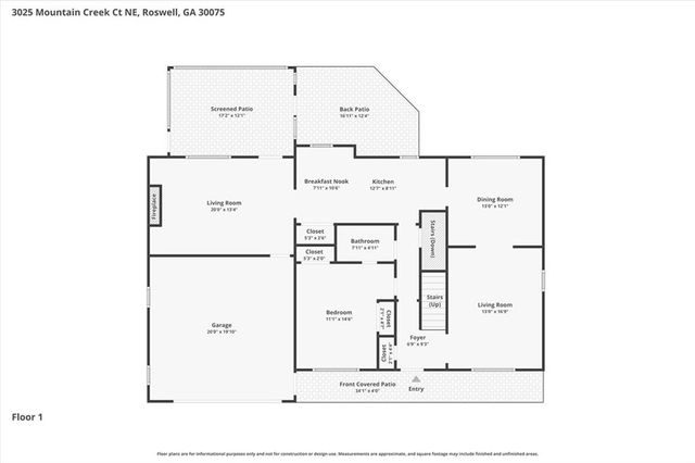3025 Mountain Creek Court NE, Roswell, GA 30075