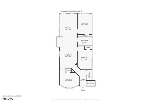 109 Lyon St, Paterson City, NJ 07524