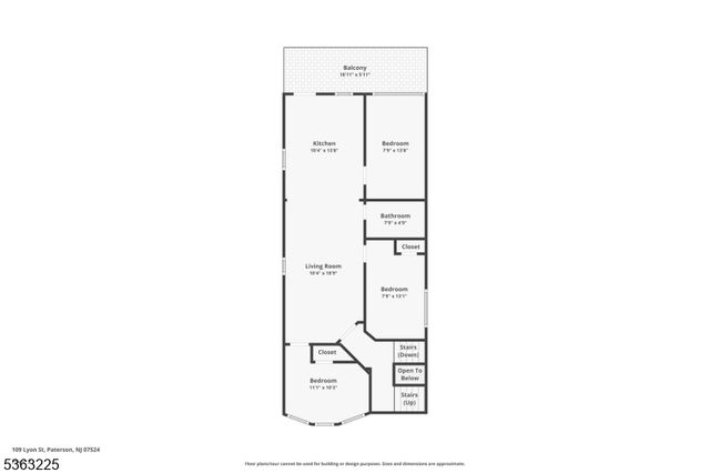 109 Lyon St, Paterson City, NJ 07524