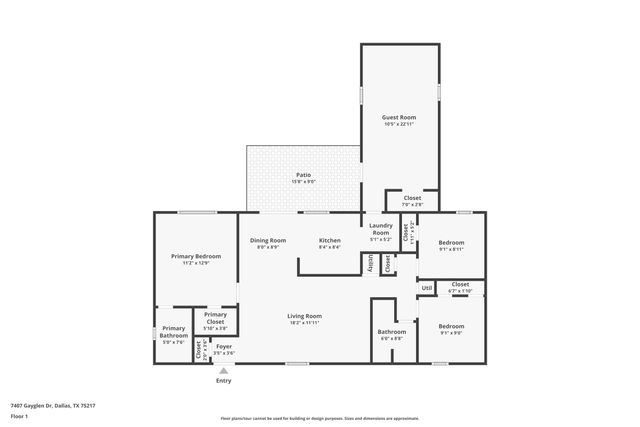 7407 Gayglen Drive, Dallas, TX 75217