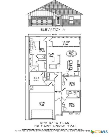 1718 Paint Horse Trail, Harker Heights, TX 76548