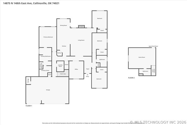 14875 N 148th East Avenue, Collinsville, OK 74021