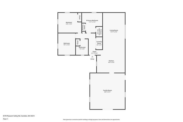 8179 Pleasant Valley Road, Gratis Twp, OH 45311