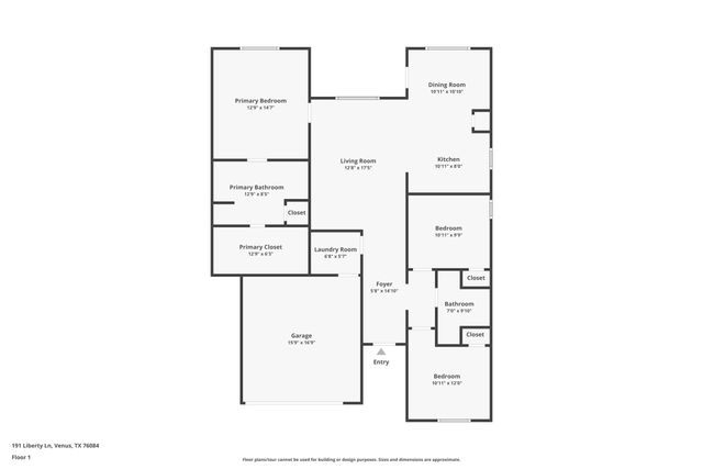191 Liberty Lane, Venus, TX 76084