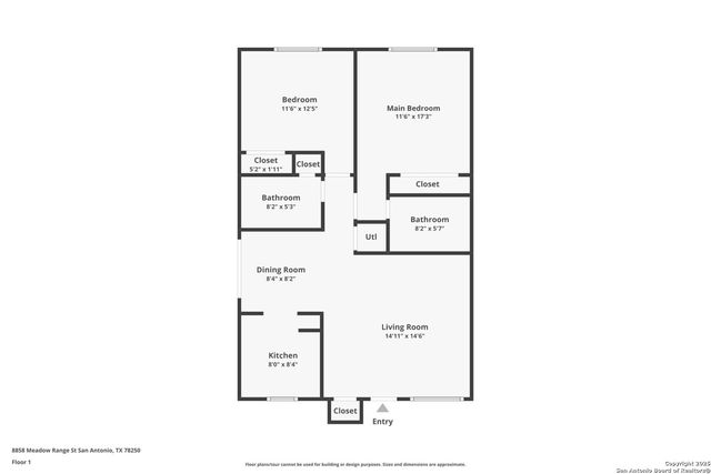 8858 MEADOW RANGE ST, San Antonio, TX 78250