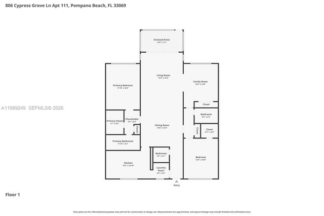806 Cypress Grove Ln 111, Pompano Beach, FL 33069