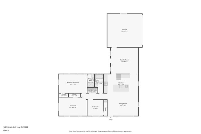 1601 Rindie Street, Irving, TX 75060