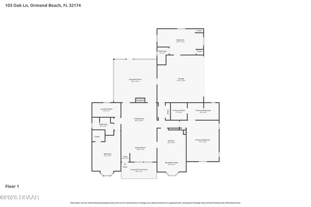 103 Oak Lane, Ormond Beach, FL 32174