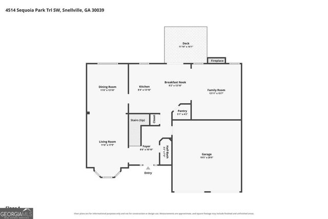 4514 Sequoia Park Trail, Snellville, GA 30039