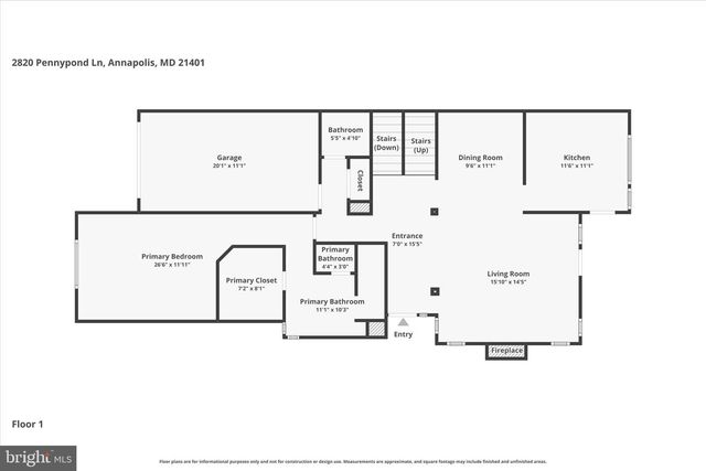 2820 PENNYPOND LN N, Annapolis, MD 21401