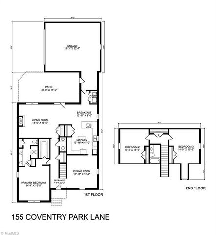 155 Coventry Park Lane, Winston-salem, NC 27104