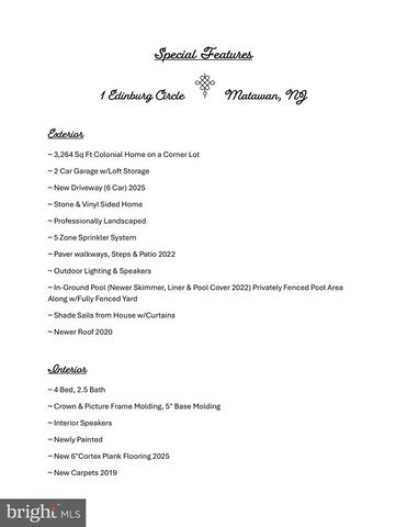 1 EDINBURG CIR, Matawan, NJ 07747