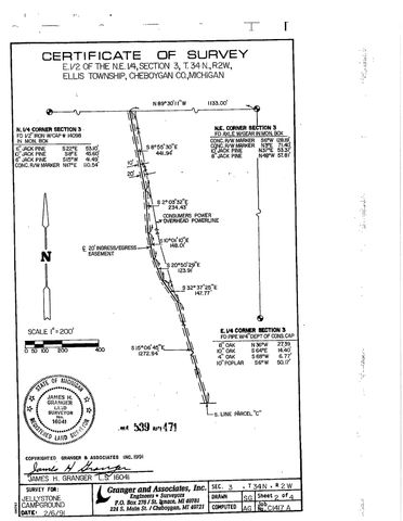 12 Acres Michigan Oaks Lane, Indian River, MI 49749