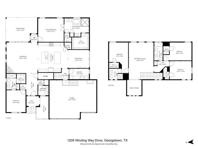 1209 Winding Way DR, Georgetown, TX 78628