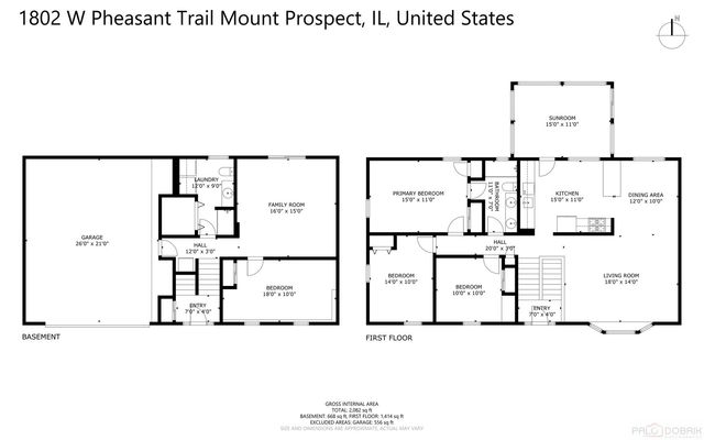1802 W Pheasant Trail, Mount Prospect, IL 60056