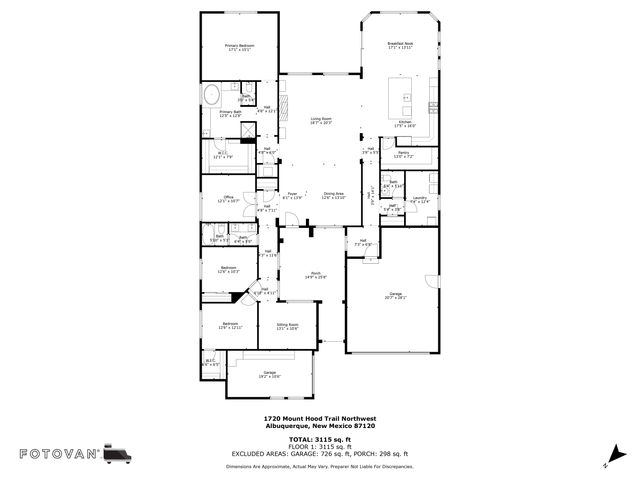 1720 Mount Hood Trail NW, Albuquerque, NM 87120
