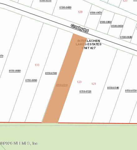 BLK11LOT11 CROSBY Road, Florahome, FL 32140