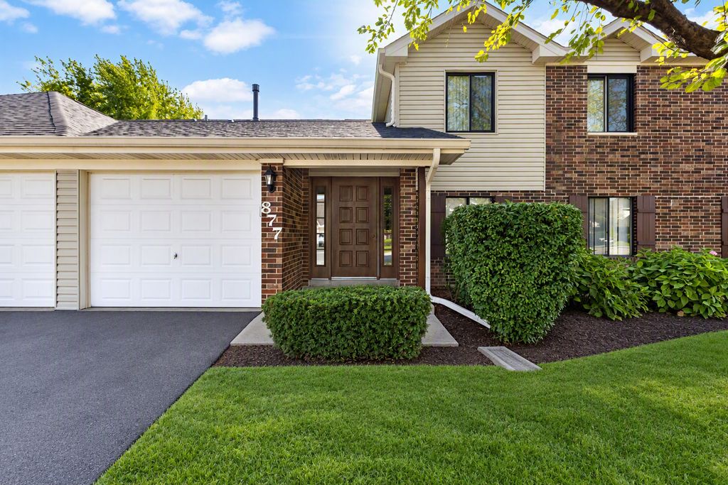 877 Cross Creek Drive A1, Roselle, IL 60172 — exterior