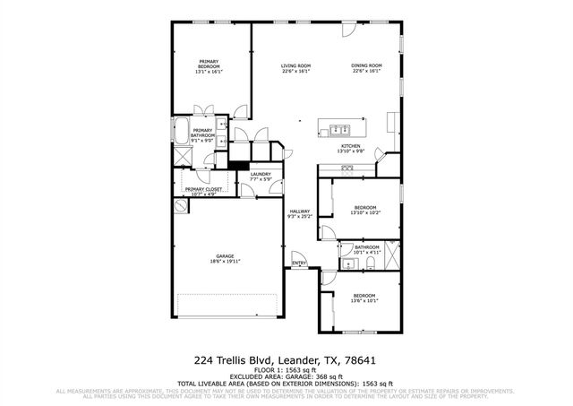 224 Trellis BLVD, Leander, TX 78641