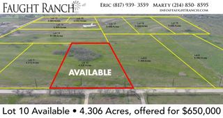 Lot 10 Faught Road Road, Northlake, TX 76226