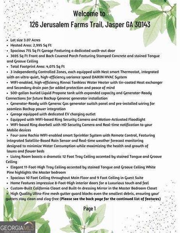 126 Jerusalem Farms Trail, Jasper, GA 30143