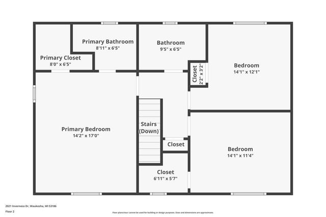 2021 Inverness DRIVE, Waukesha, WI 53186