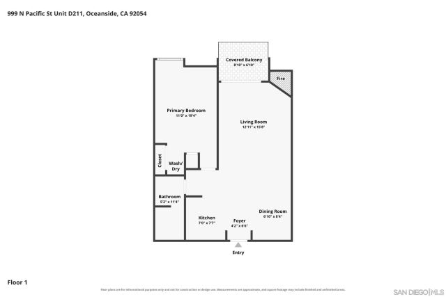 999 N Pacific D211, Oceanside, CA 92054