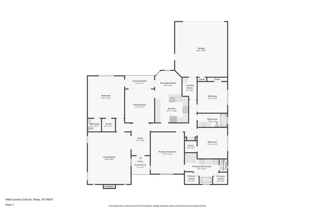 1905 Country Club Drive, Plano, TX 75074