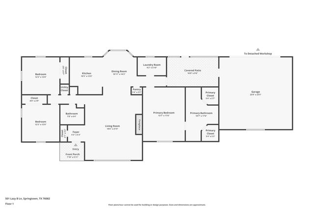 501 Lazy B Lane, Springtown, TX 76082