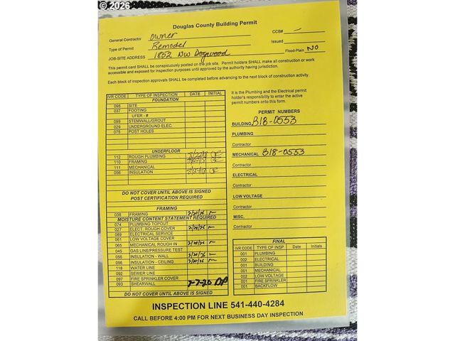 1852 Nw DOGWOOD St, Roseburg, OR 97471