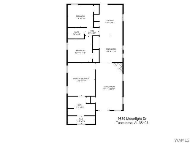 9839 Moonlight Dr, Tuscaloosa, AL 35405