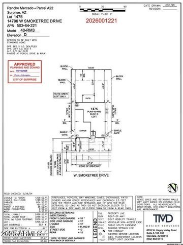 14796 W SMOKETREE Drive, Surprise, AZ 85387