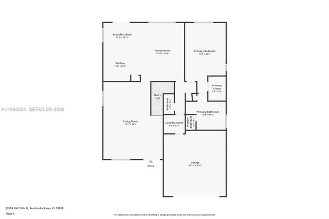 13224 NW 12th St, Pembroke Pines, FL 33028