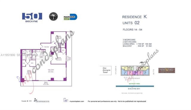 50 Biscayne Blvd 3102, Miami, FL 33132