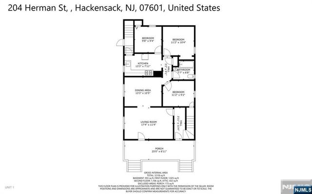 204 Herman Street, Hackensack, NJ 07601