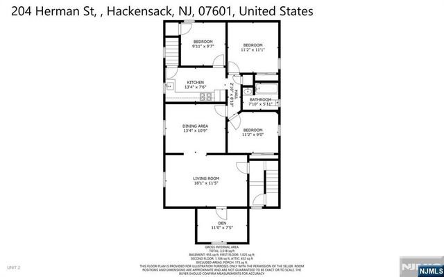 204 Herman Street, Hackensack, NJ 07601