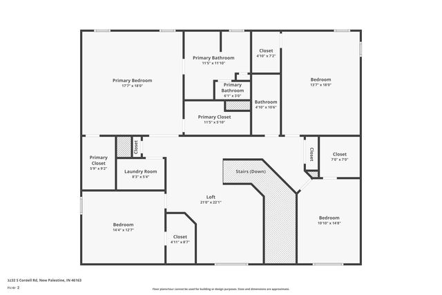 3232 S Cordell Road, New Palestine, IN 46163