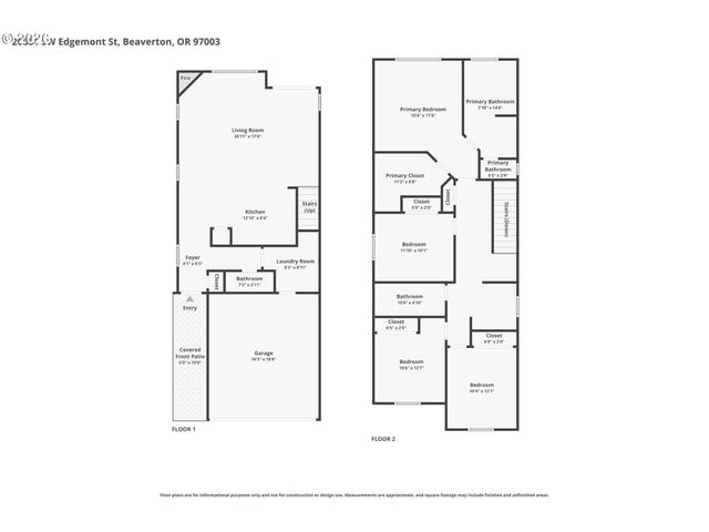 20881 Sw EDGEMONT St, Beaverton, OR 97003