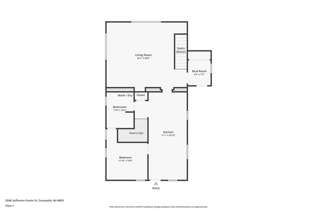 25481 Jefferson Center Street, Cassopolis, MI 49031