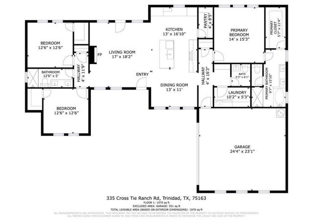 335 Cross Tie Ranch Road, Trinidad, TX 75163