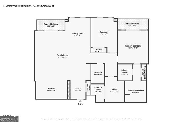 1100 Howell Mill Road NW 503, Atlanta, GA 30318