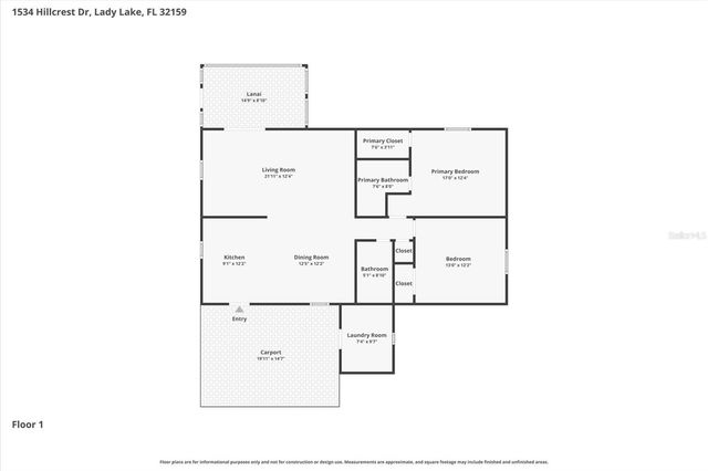1534 HILLCREST DRIVE, The Villages, FL 32159