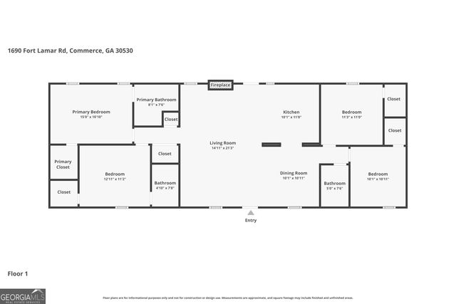 1690 Fort Lamar Road, Commerce, GA 30530