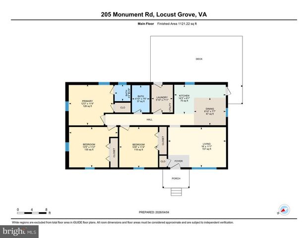 205 MONUMENT RD, Locust Grove, VA 22508