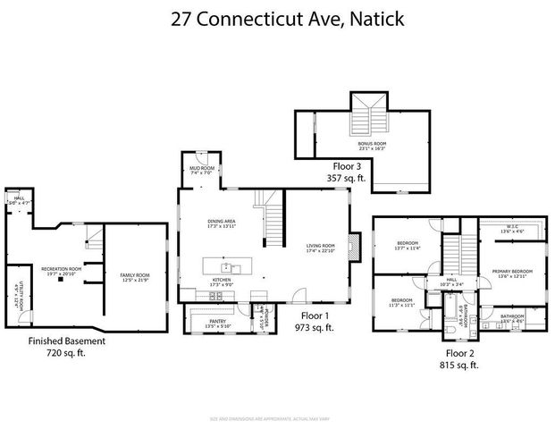 27 Connecticut Ave, Natick, MA 01760